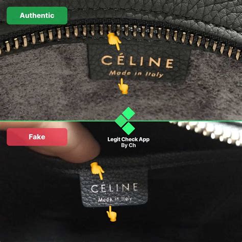 real celine bag vs fake|how to check celine bag.